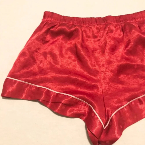 Victorias Secret Red Polka  Dot Valentines Day Sleep Shorts Size XS - Picture 7 of 16